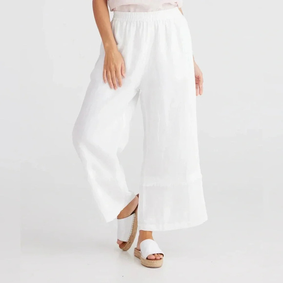 NWT Holiday Linen Sailor Pants XL - Picture 1 of 6